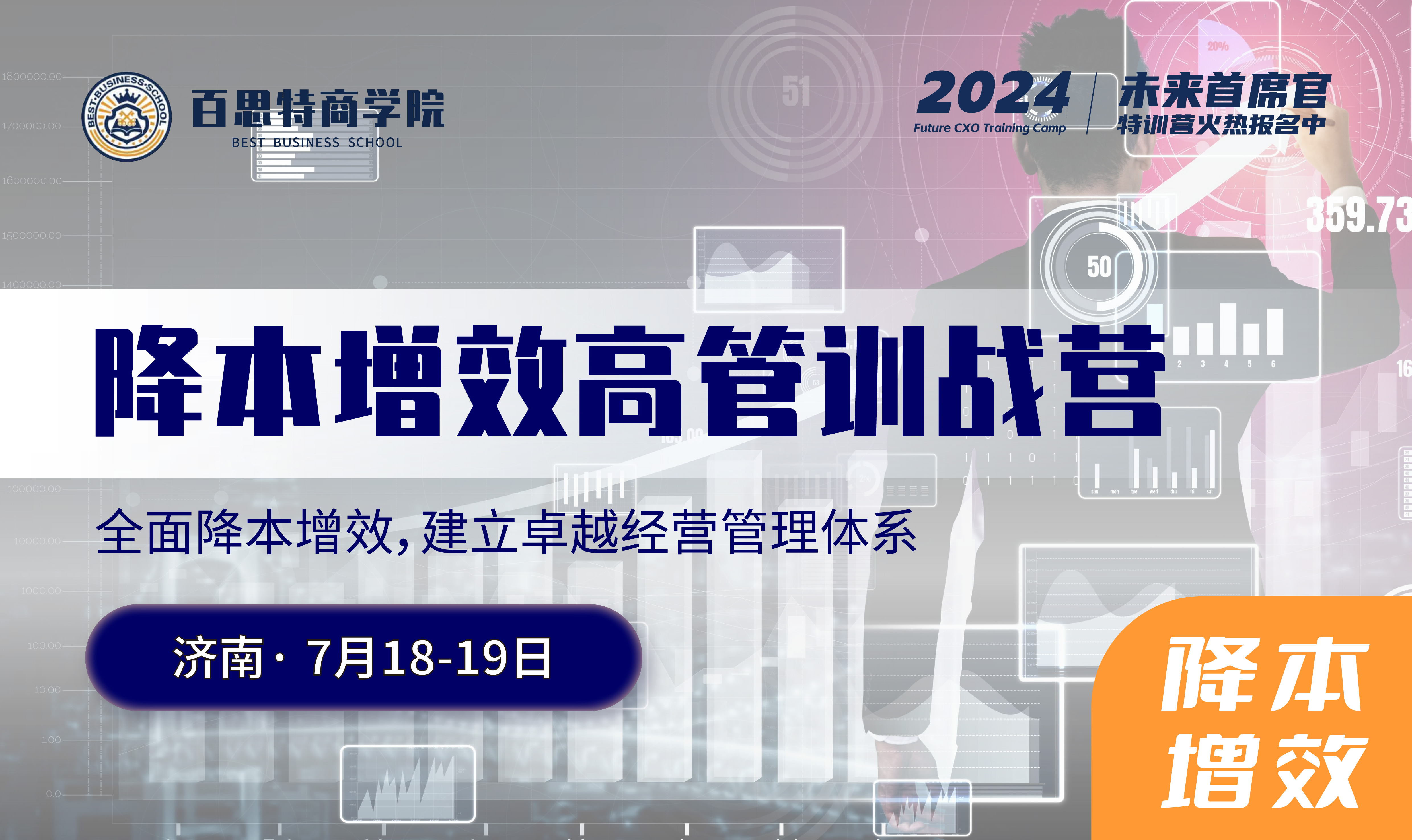 降本增效高管训战营开班啦！全面降本增效，建立卓越经营管理体系！ （7月18-19日  济南）
